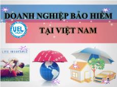 Đề tài Doanh nghiệp bảo hiểm tại Việt Nam