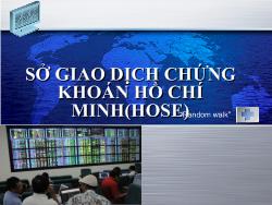 Sở giao dịch chứng khoán Hồ Chí Minh(Hose)