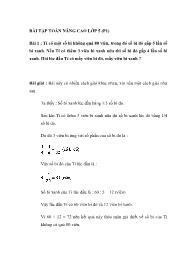 Bài tập toán nâng cao lớp 5(phần 1)
