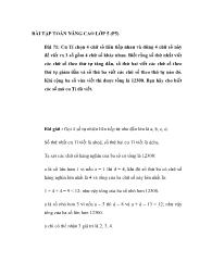 Bài tập toán nâng cao lớp 5(phần 5)