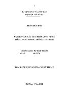 Luận văn Nghiên cứu các giải pháp giảm nhiễu tiếng vang trong thông tin thoại