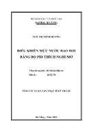 Luận văn Điều khiển mức nước bao hơi bằng bộ pid thích nghi mờ