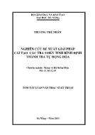 Luận văn Nghiên cứu đề xuất giải pháp cải tạo các tba 110kv tỉnh Bình Định thành tba tự động hóa