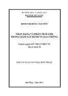 Luận văn Nhận dạng và phân tích ảnh trong giám sát hành vi giao thông