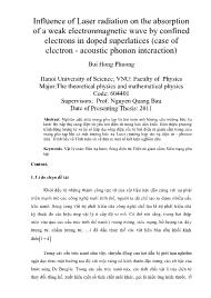 Influence of Laser radiation on the absorption of a weak electronmagnetic wave by confined electrons in doped superlatices (case of electron - Acoustic phonon interaction)