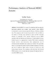 Performance Analysis of Network-MIMO Systems